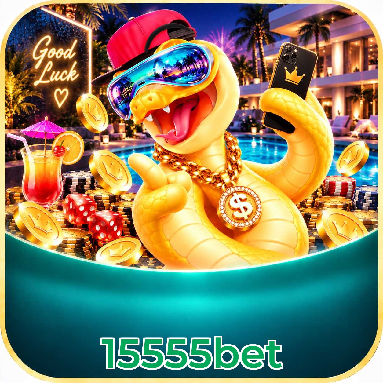 15555bet Telegram Stats
